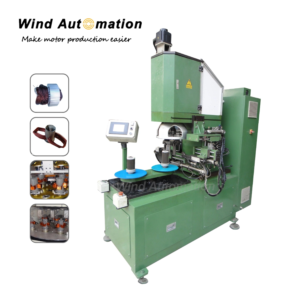 2-Working-Station-Stator-Coil-Winding-Machine