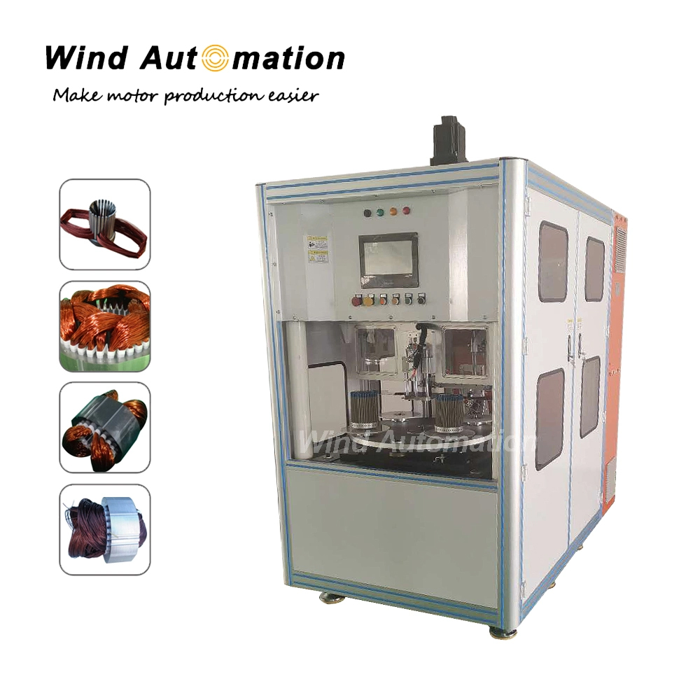 4-Working-Stations-Coil-Winder-for-Induction-Motor-Stator-Coil-Winding