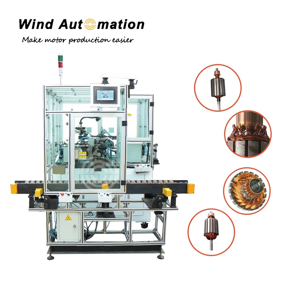 Mass-Production-Armature-Winding-Line-Rotor-Winding-Machine-Coil-Winder