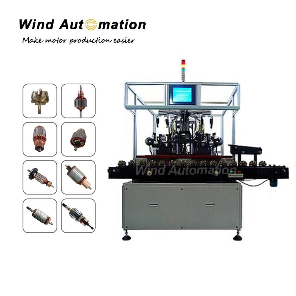 5-Stations-Fully-Automatic-Armature-Balancing-Machine