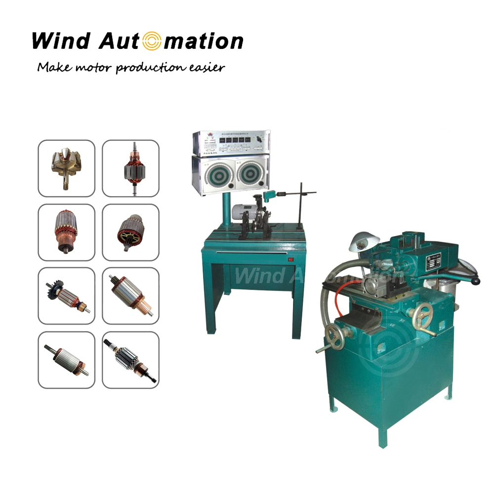 Semi-Auto-Type-Armature-Balancing-Machine-Weight-Removing-Machine