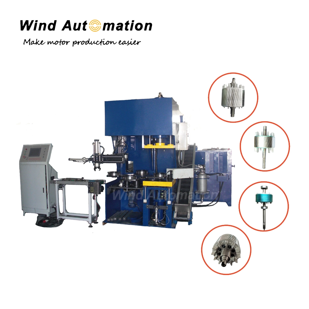 Automatic-Four-Working-Station-Aluminum-Rotor-Die-Casting-Machine