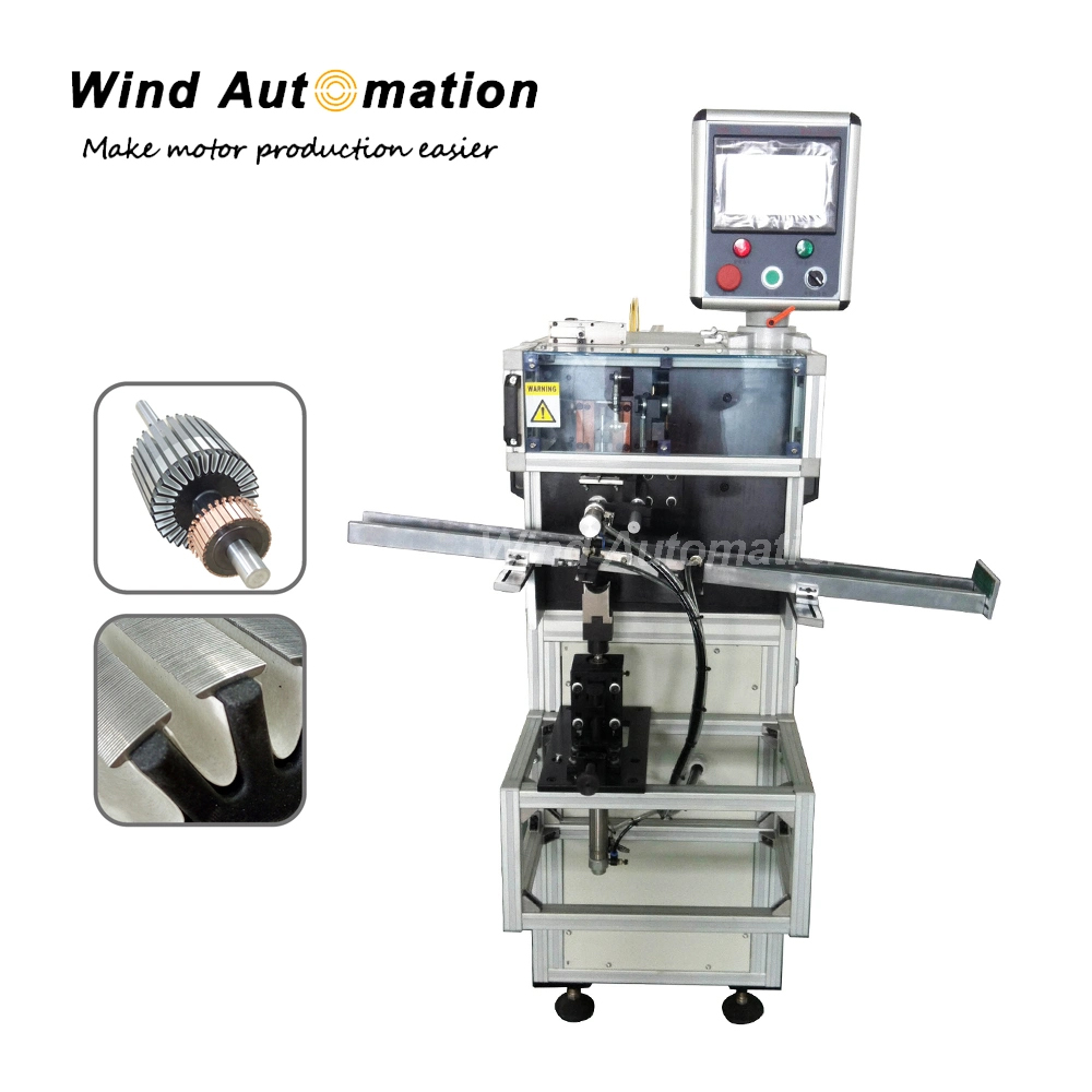 Vacuum-Cleaner-Rotor-Slot-Paper-Insertion-Machine