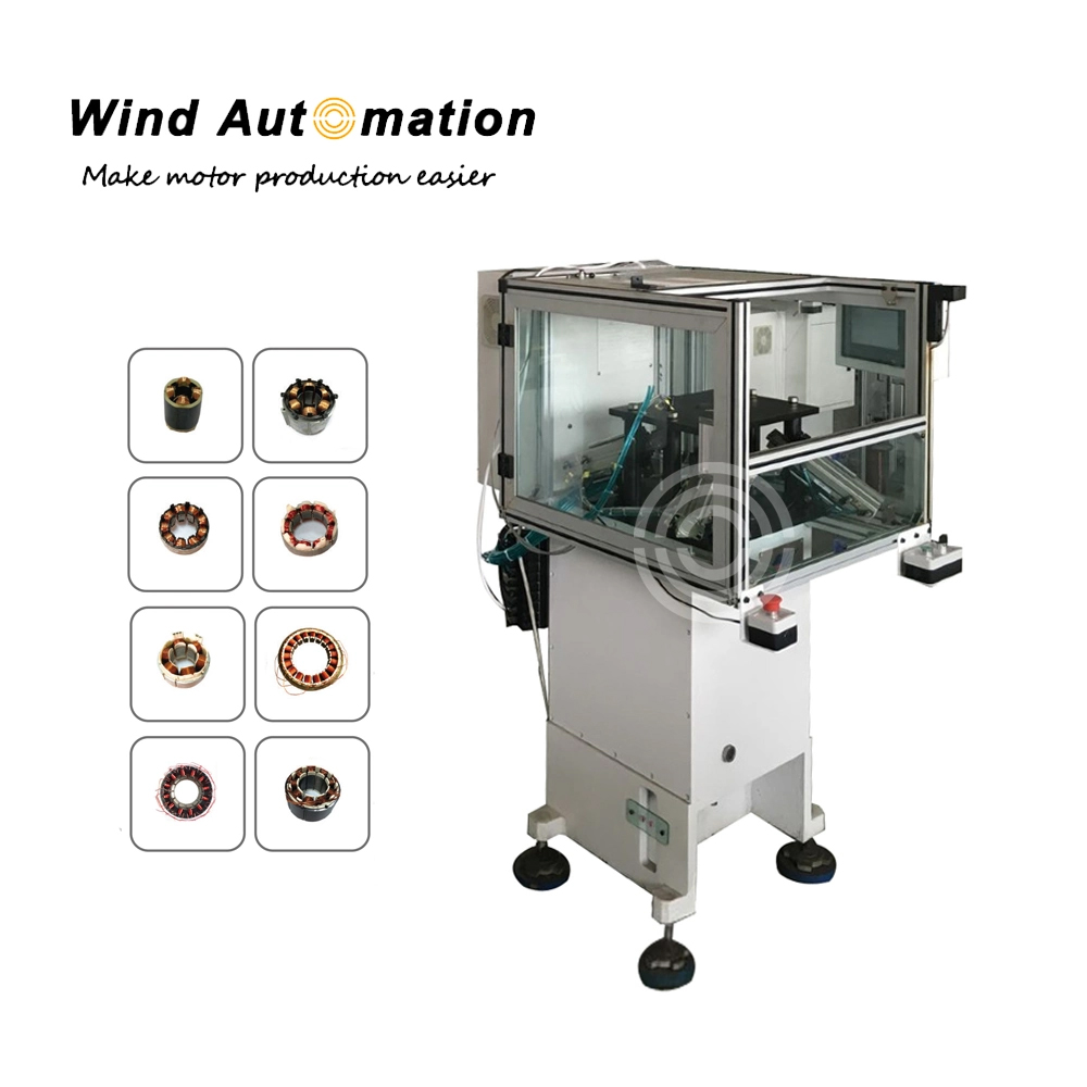 4-Slots-BLDC-Motor-Stator-Shroud-Coil-Winding-Machine