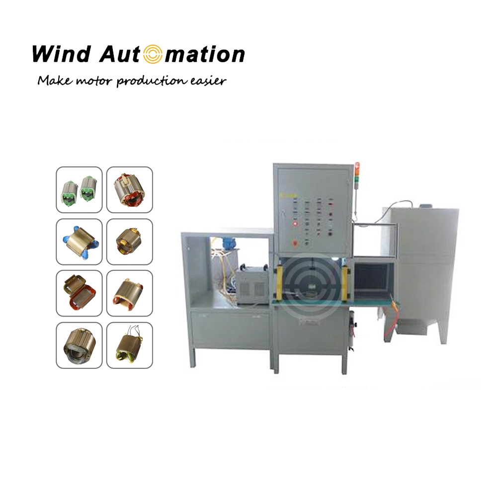 Power-Coating-Machine-for-Stator-with-Fluidizing-Chamber