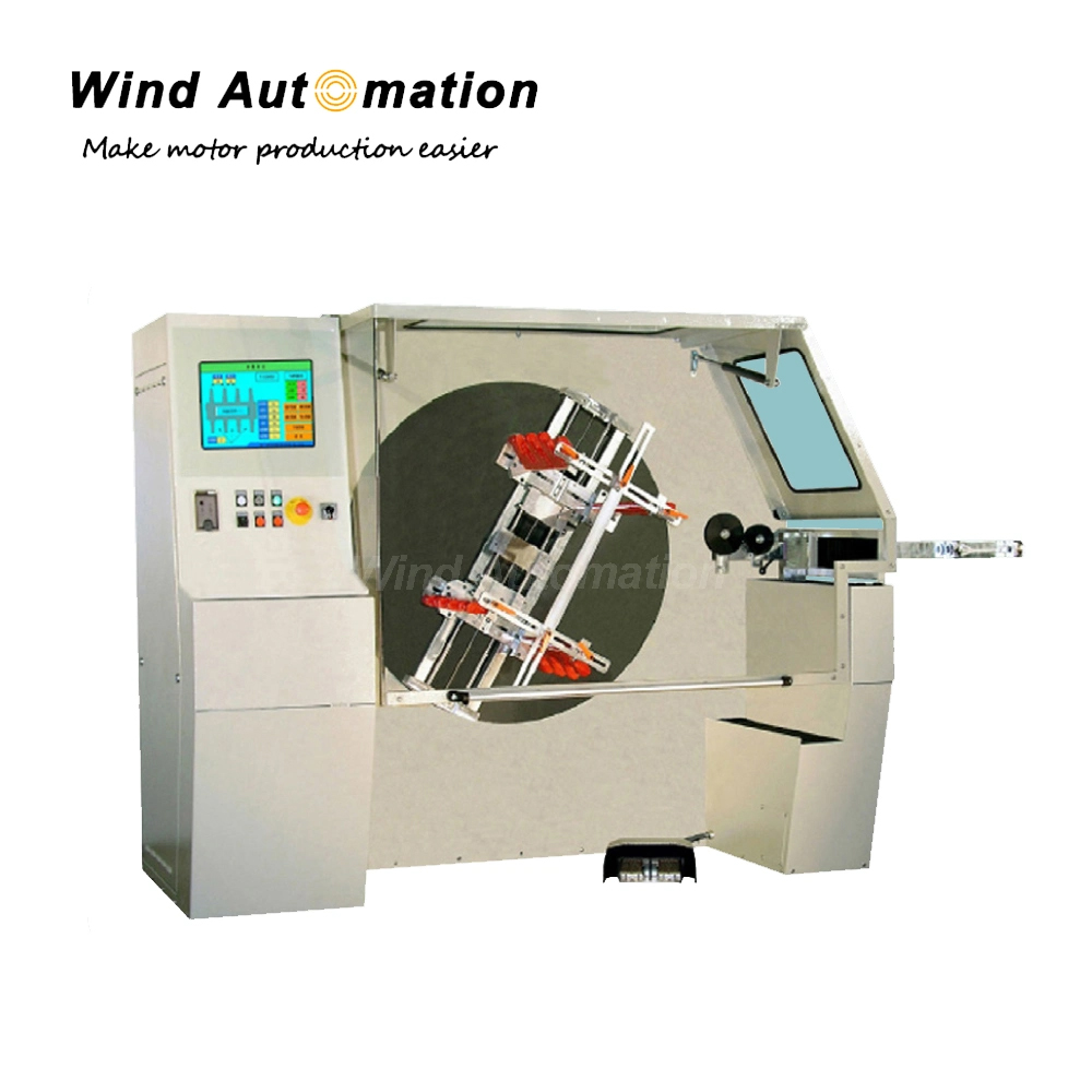 Automatic-Round-Scattereed-Wire-Slot-Jumping-CNC-Winding-Machine