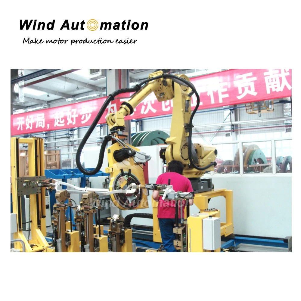 Fully-Automatic-CNC-Coil-Taping-Machine-with-Robot