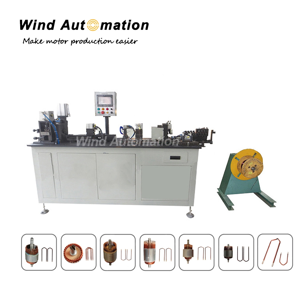 Fully-Automatic-Hairpin-Forming-Machine-for-Armature-with-Round-Wire