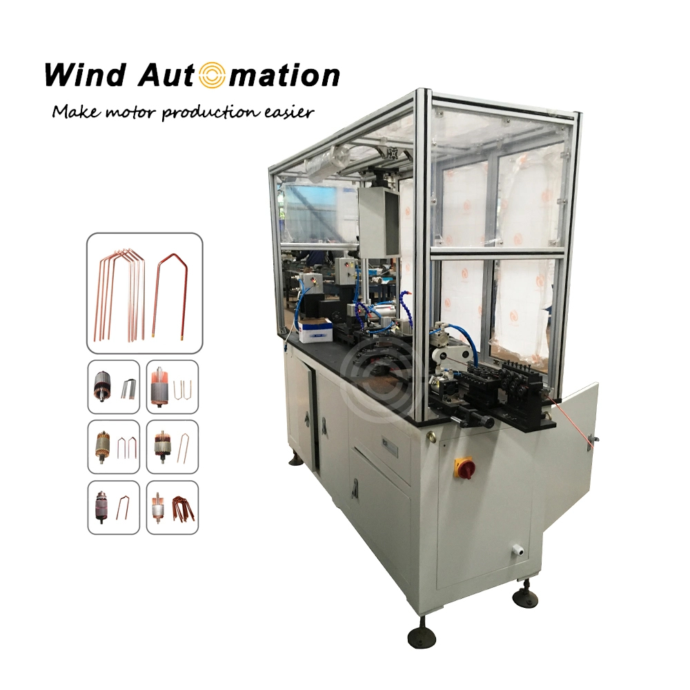 Flat-Wire-Conductor-Coil-Forming-Machine-for-Starter-Motor-Armature