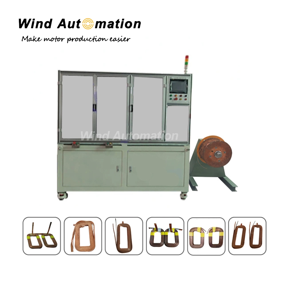 Starter-Pole-Coil-Winding-Copper-Strip-Winding-Machine